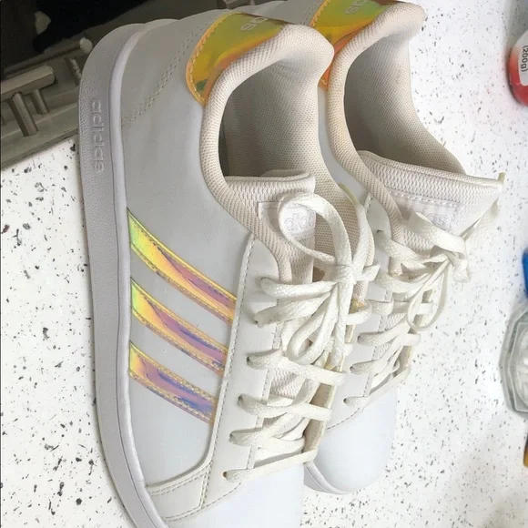 adidas Sneakers in White with Iridescent - Picture 4 of 16